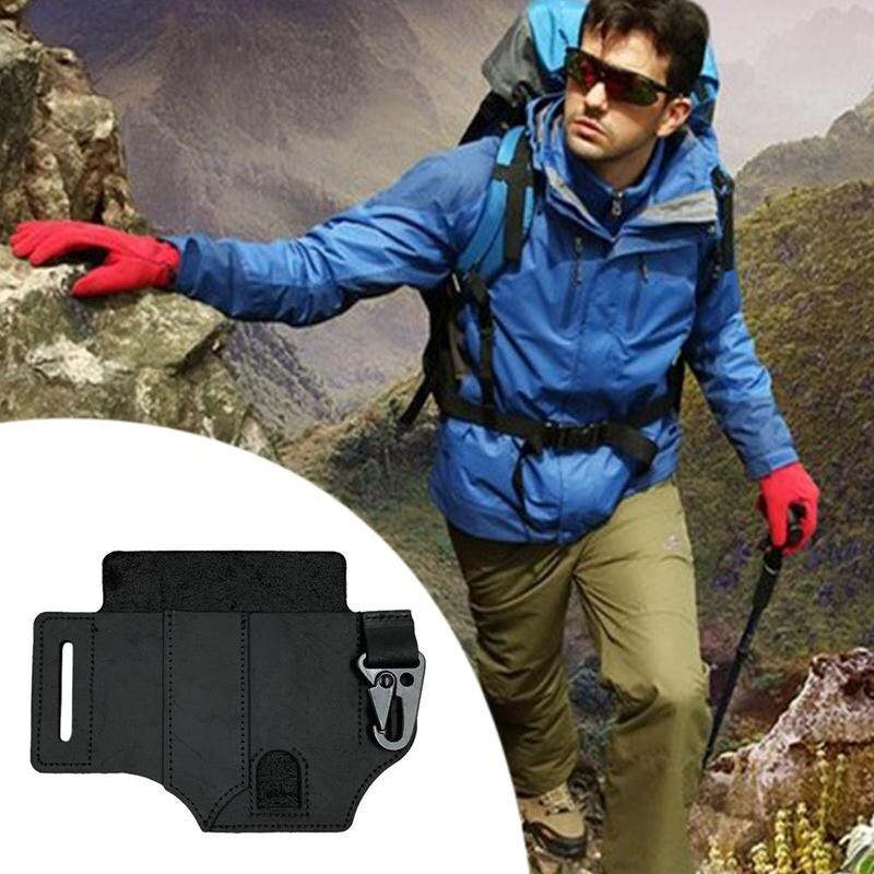 EDC Tasche Leder Mantel Für Leatherman Multitool Mantel Organizer Mit Schlüssel Halter Für Gürtel Und Taschenlampe Camping Outdoor-Tool