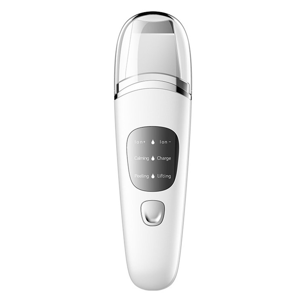 Máquina multifuncional para limpiar la piel con pala instrumento para sacar espinillas ultrasónico para el hogar instrumento de belleza Facial: White