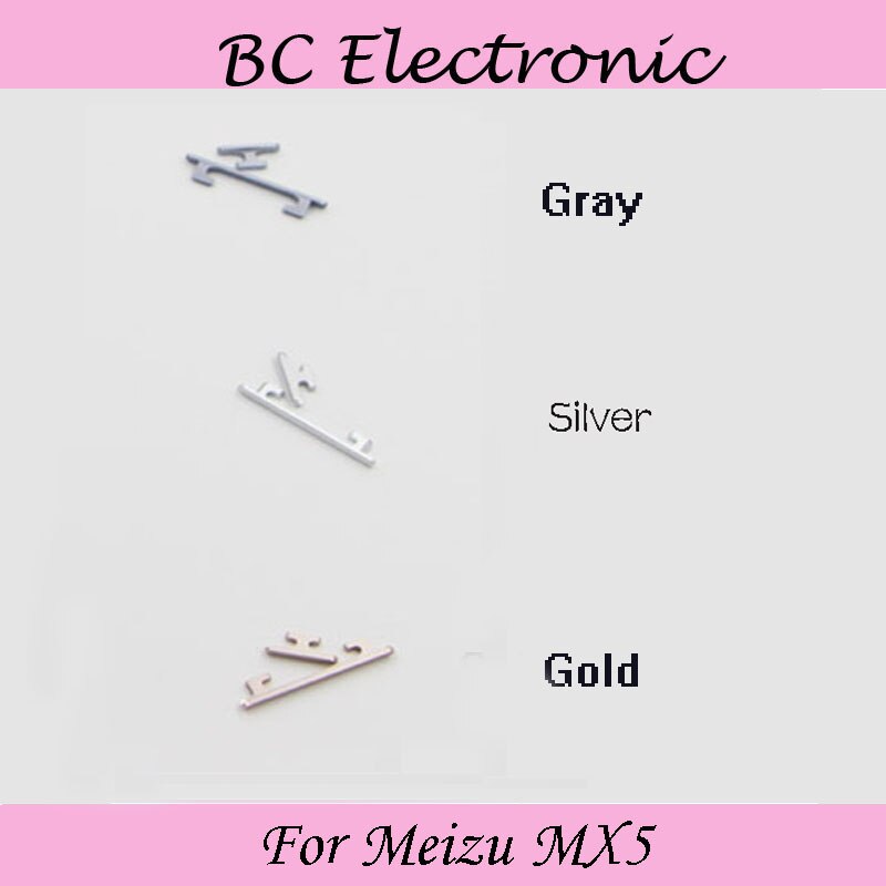 For Meizu MX5 Power On Off Button + Volume Button Side Button Set Replacement Repair Parts test good
