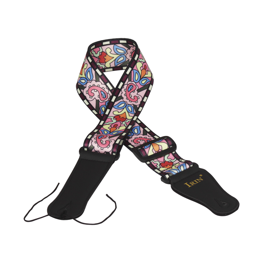 Verstelbare gitaarband Polyester Hoogwaardige bedrukking Etnische stijl Puur katoen Borduurinstrument Gitaaraccessoires: Bronzed