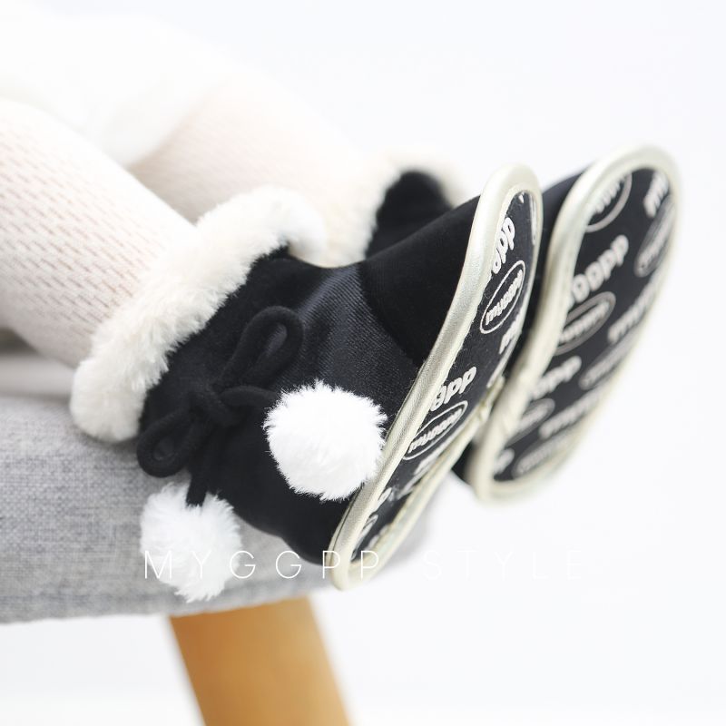 Hiver bébé bottes filles chaussures Wram Plus velours russie enfants chaussures chaudes fausse fourrure bottes filles pantoufles
