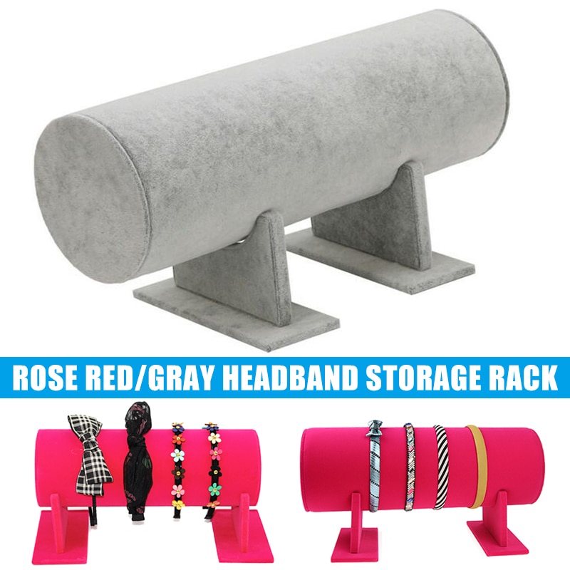 Newly Jewelry Display Stand Headband Holder Hairband Showcase Headpieces Organizer Decorative Chains Storage DO99