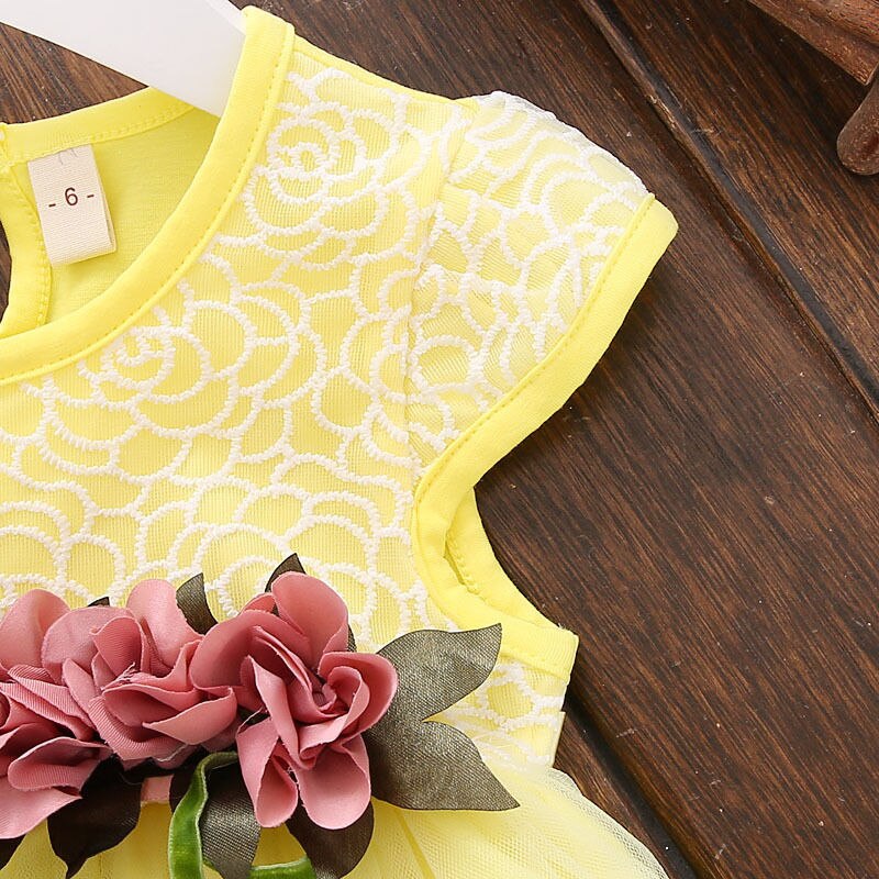 Peuter Baby Kid Baby Meisje Zomer Bloemen Jurk Prinses Partij Jurken