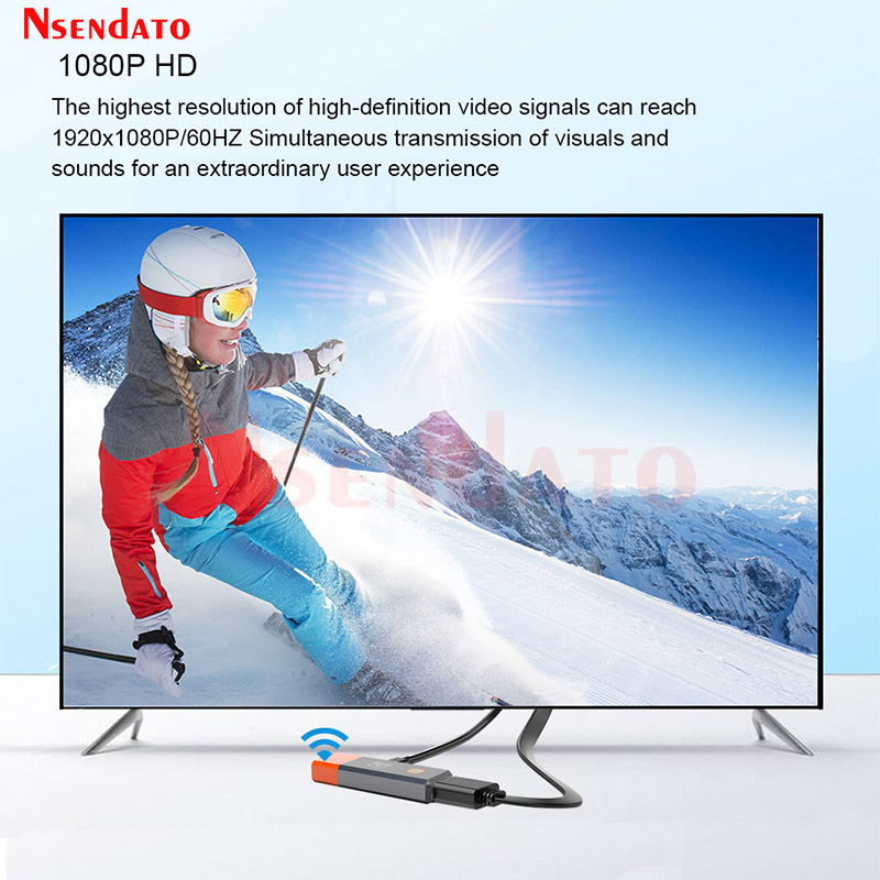 HDMI Wireless Transmitter And Receiver 1080P 50M HDMI Wireless Video TV Stick Display Extender For Camera Laptop PC to TV