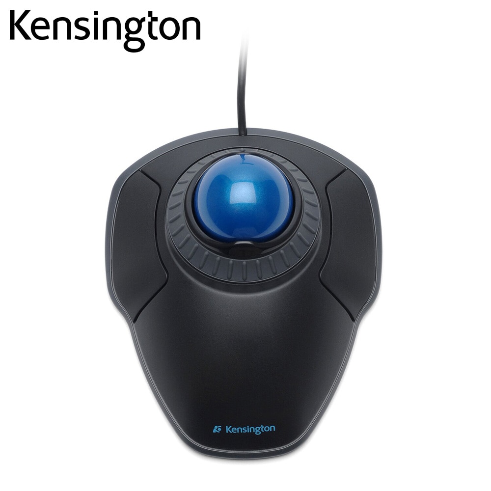 Kensington Original Orbit Trackball Mouse with Scroll Ring Optical USB for PC or Laptop with Retail Packaging K72337