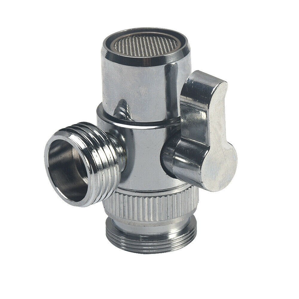 Schalter Wasserhahn Adapter 3 Weg T Stecker Dusche Kopf Umsteller Ventil Heimat Verbesserung Dusche Armaturen Wasser Separator