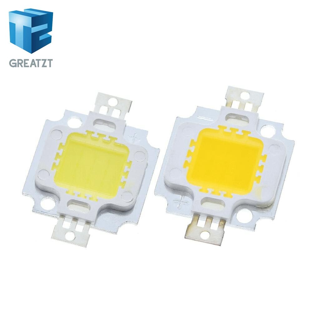 10 Stks/partij 10W Led Chip Lamp 10W Led 900lm Lamp Licht Wit/Warm Wit High Power 20 * 48mli Chip Voor Overstroming Lamp