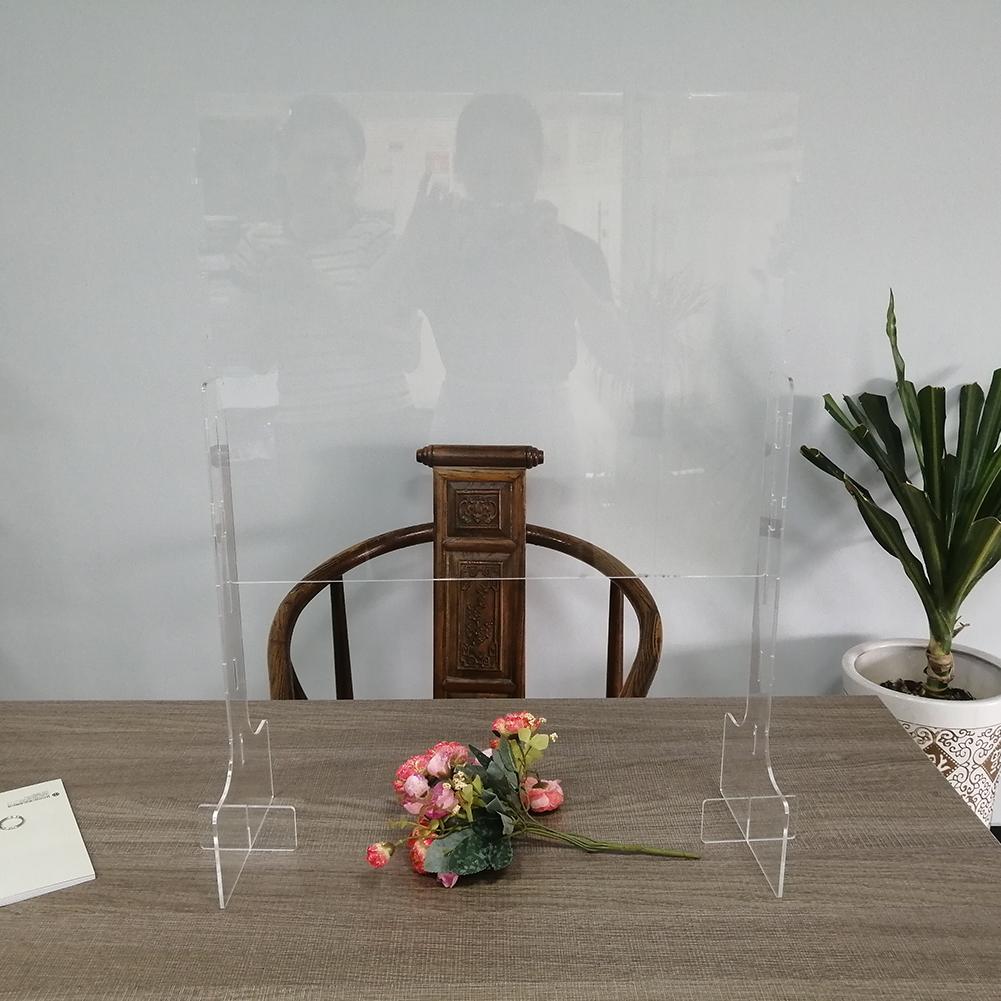 Acrylic Sneeze Guard Shield Clear Perfection Reception Side Counter Sprayed UV Cut Transparent Height Protection Screens