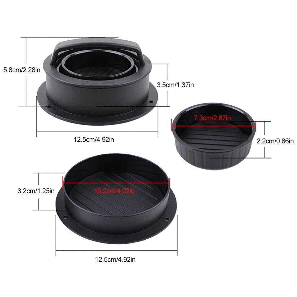 Hamburger Meat Press Meatloaf Hamburger Pie Making Tool ABS Hamburger Meat Mold Kitchen Tool
