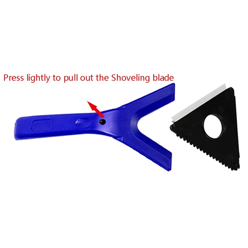 Limpiaparabrisas para coche, raspador de hielo para nieve, pala de nieve, eliminación de cabeza desmontable, descongelación, protección del limpiaparabrisas