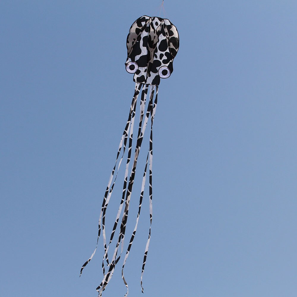 Frameloze Octopus Vlieger Lange Staart Flyer Strand Vliegers Met Kleurrijke Lint 30M Kite Board String Outdoor Sport speelgoed