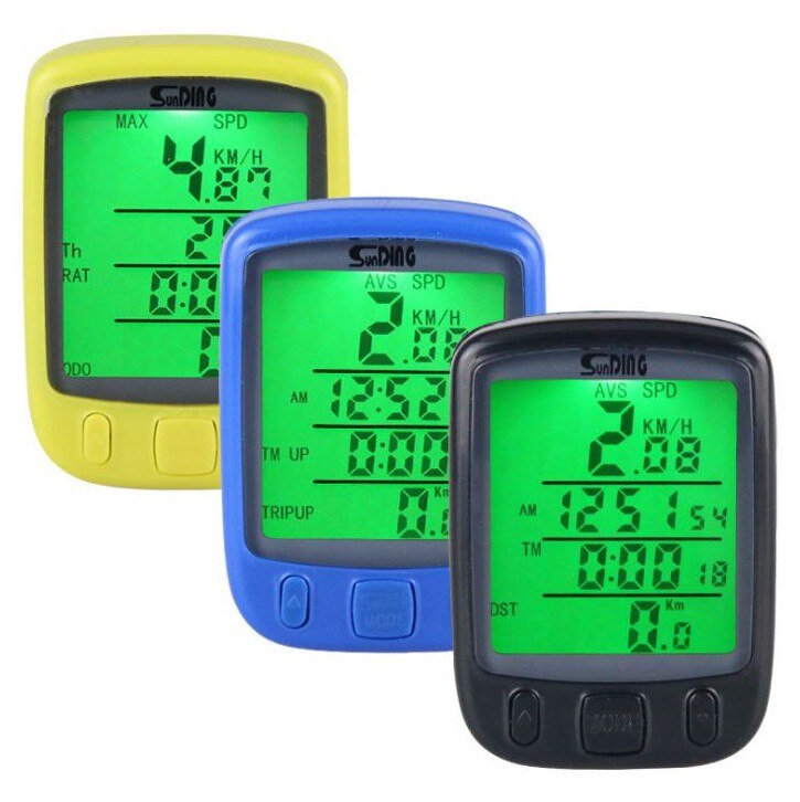 Sunding sd 563a vandtæt lcd display cykel cykel c... – Grandado