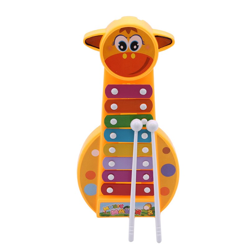 Kids Lawaaimaker Xylofoon Wijsheid Juguetes Muziek Instrument Speelgoed voor Kinderen Mew Baby Kids Baby 8-Note Xylofoon Musical speelgoed