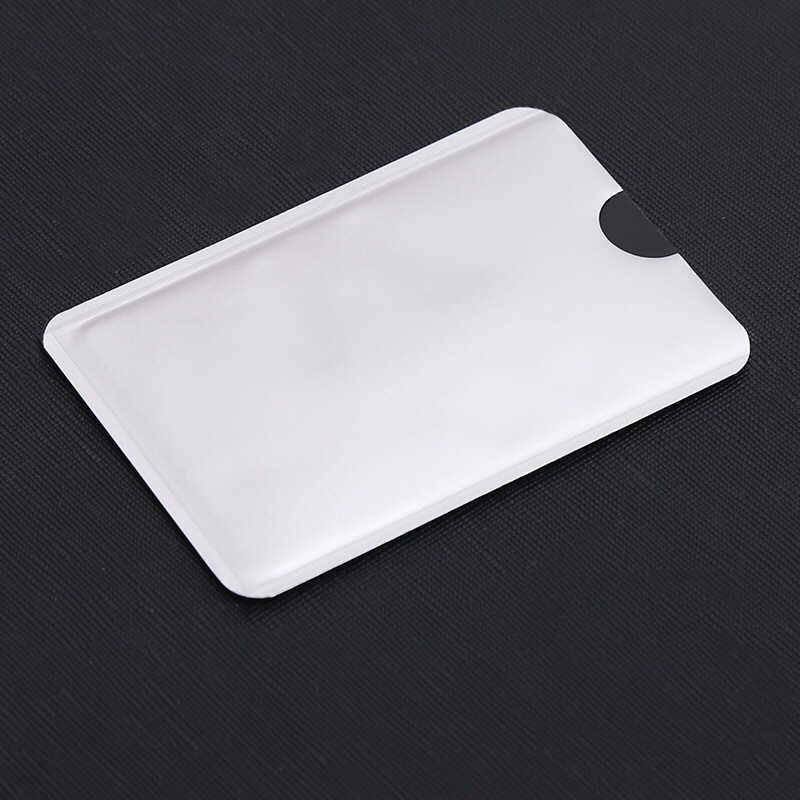 10 Pcs Aluminium Rfid Kaarthouder Blokkeren Bank Anti Dief Wallet Bescherm Case Creditcards Case Veiligheid Reader Smart Shield: A