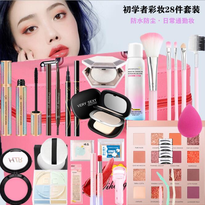 Cosmetische Set Make-Up Complete Set Van Echte Beginner Levert Set Box Set Student Party Licht Make Meisje: set a