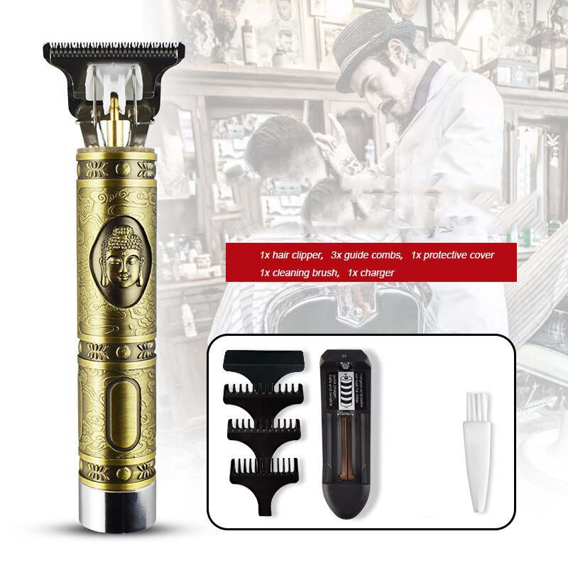 Tondeuse à cheveux électrique pro li liner, tondeuse sans fil, ensemble de tondeuses à lame en t, tondeuse à barbe, pince à cheveux pour hommes: Prise européenne