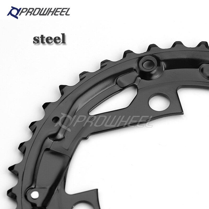 Prowheel Mountainbike Kettingblad 22T 24T 30T 32T 40T 42T 44T Tandwiel Staal/Legering Tand Plaat Deel Ronde Kettingblad 64/96/104BCD
