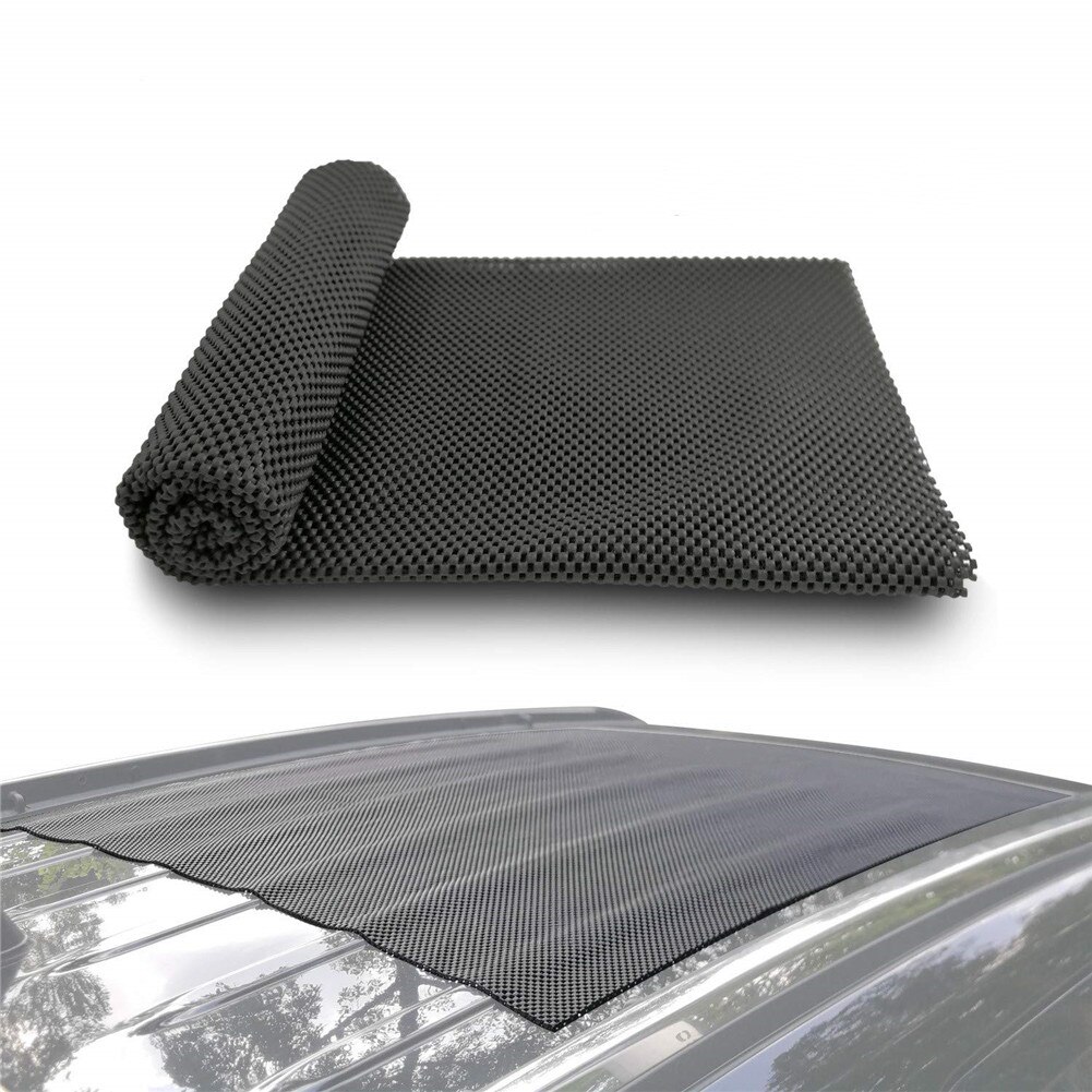 110*90cm Car Roof Protective Mat Waterproof Anti-wear Anti-slip Black Mat Elastic Cushioning Pad