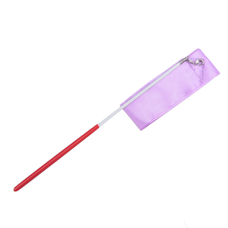 2/4 Meter Gym Ribbons Dance Ribbon Rhythmic Art Gymnastic Ballet Streamer: 2M Purple