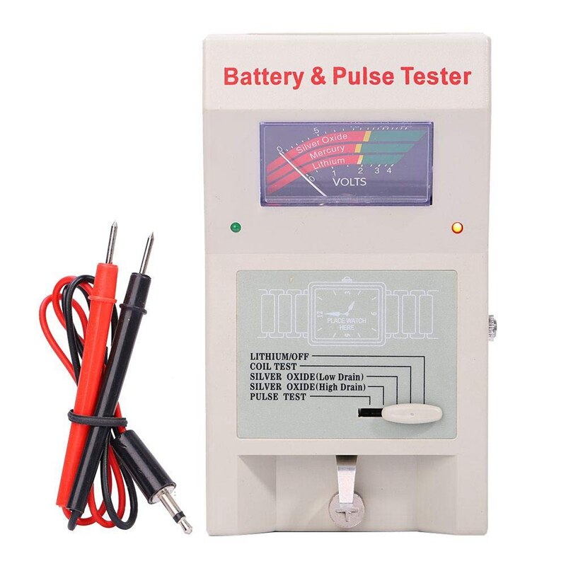 Ur batteri tester knapcelle, med aftagelig to-leder quick show batterier' sundhed velegnet til urmagere, ur reparation m