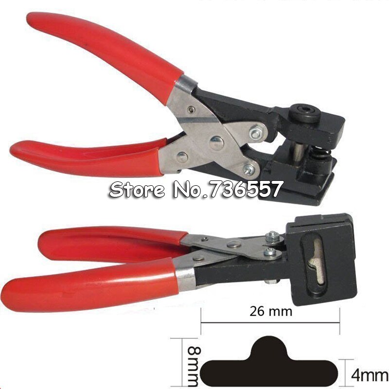 T Vorm Perforator Vlinder Vorm Opknoping Gaten Ponsen Handleiding Pvc Card Punch En Id Card Slot Perforator