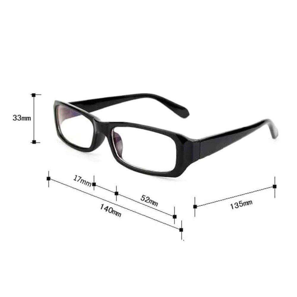 PC TV Anti Blue Rays Computer Glasses Clear Lens Black Full Frame Unisex Anti Fatigue Computer Radiation Reading Protection