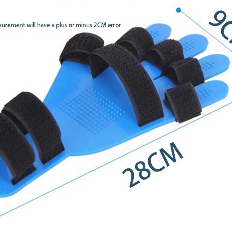 Ortotisk träning finger skena fingerplatta finger handled rehabilitering tränare stroke hemiplegi paraplegisk handfixering