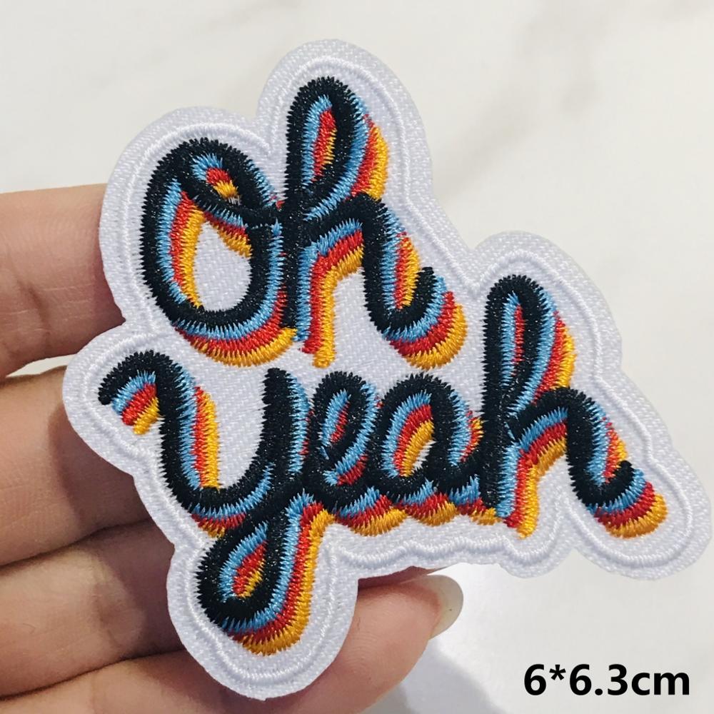 1PCS Embroidery Iron On Applique Sewing Supplies For DIY Apparel Decor Letter Alphabet Patch Fabric Sticker: Blue