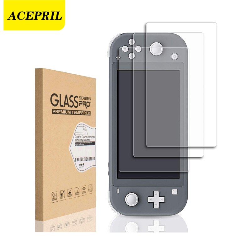 Acepril Beschermende Glas Voor Nintendo Schakelaar Lite Gehard Glas Screen Protector Voor Schakelaar Lite Case Accessoires Screen Film