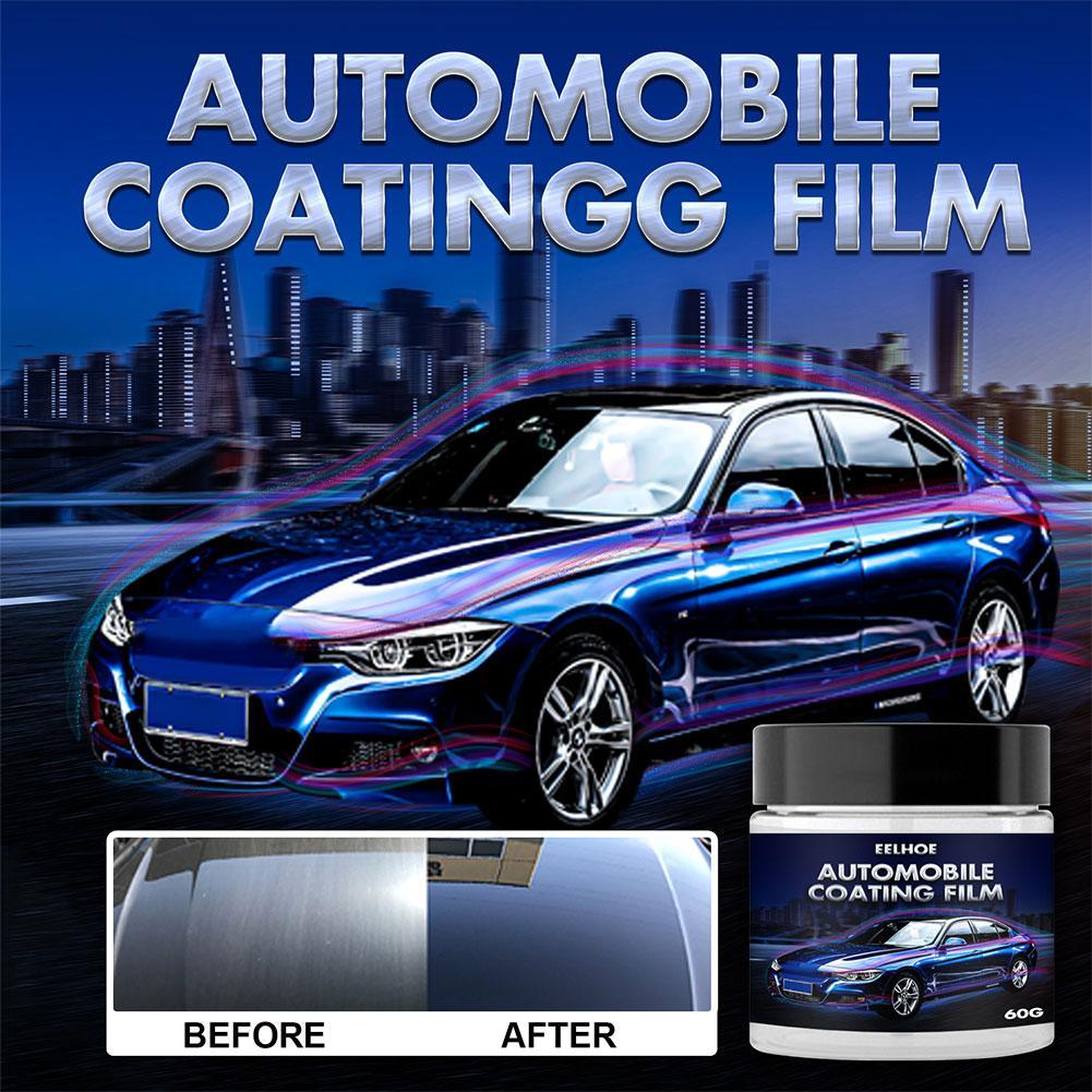 Car Wax Crystal Plating Set Hard Glossy Carnauba Wax Paint Repair And Sponge Tiny With Maintenance Scratch Coating Towel Ca X7V0