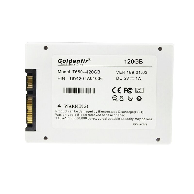 SSD 60GB 16GB 240GB 120GB 2,5 SATA2 SATA3 Goldenfir SSD 120GB interne fest Zustand fährt 60GB für pc