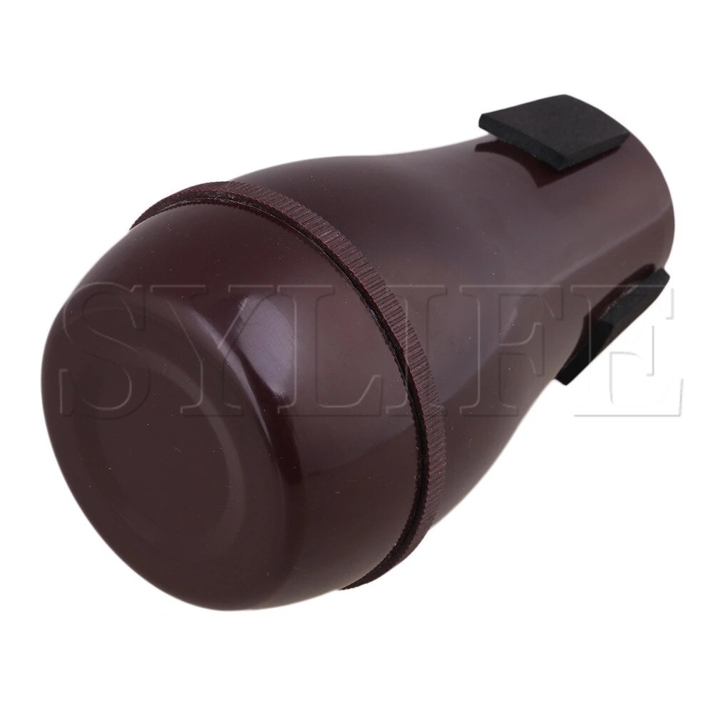 13.2 x 4.3cm alt tenor tromboner rødvin trompet straight mute lyddæmper
