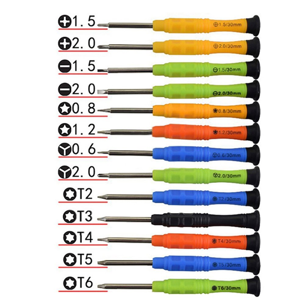 8/13PCS/SET Mini phone Precision Screwdriver Set Hands Tools For IPhone Samsung Ect Phone Tablet Repair Tools Kit