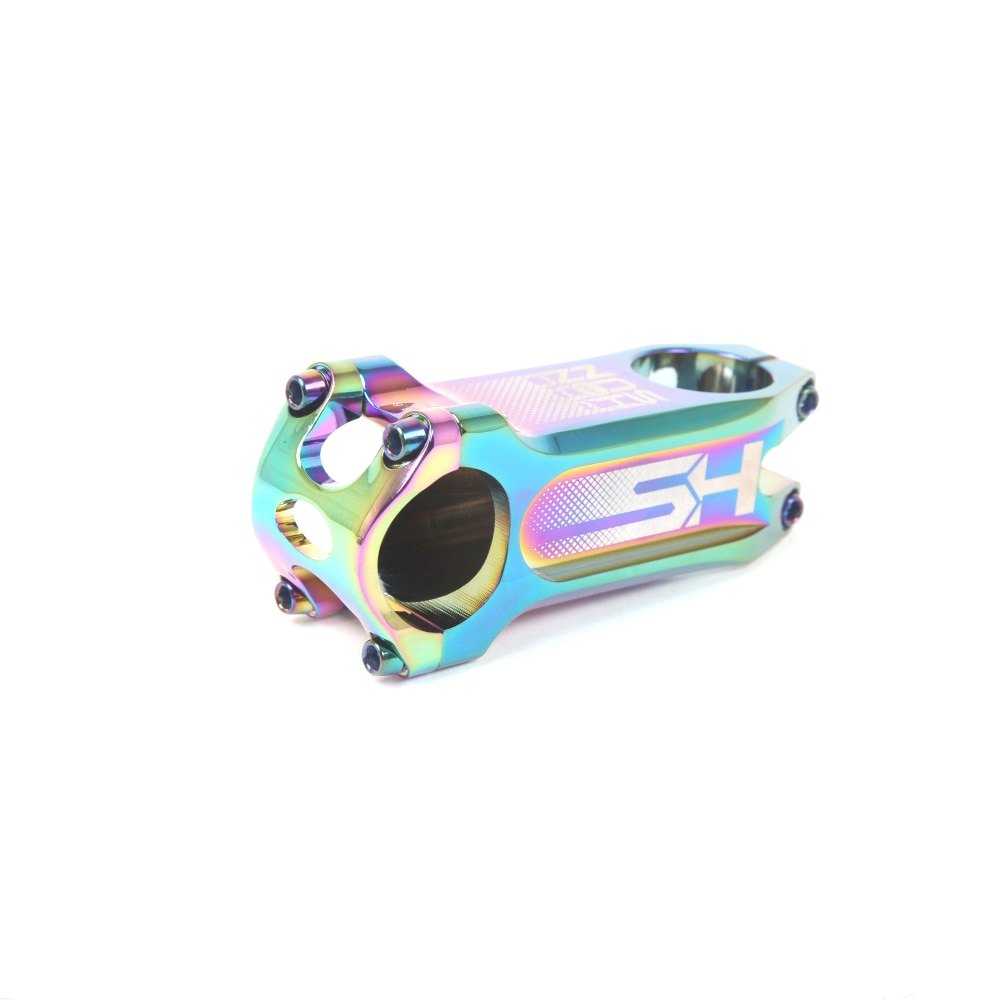 PRO HONSUN 80/100/110mm Rainbow MTB Bike Stem Super Light 31.8*28.6mm Mountain/Road Bike Stem CNC Aluminum Alloy Bicycle Stem