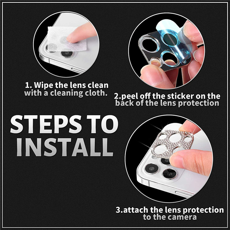 Glitter diamante câmera lente protetor caso para iphone 16 filme 15 14 13 12 11 pro max plus 13 12 mini tela de metal proteger filme