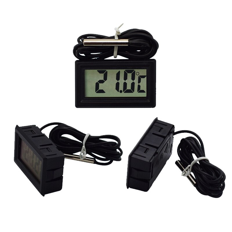 Waterproof LCD Electronic Aquarium Fish Tank Thermometer Digital Water Temperature Meter Measure Tool with Probe Aquatic Supply