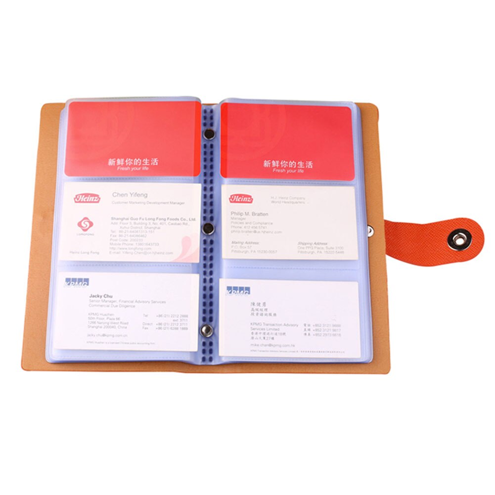 Visitekaartjesboekjes visitekaartjeshouders met magnetische sluiting voor het organiseren van kaarten dagboek visitekaartjesorganizer visitekaartjes