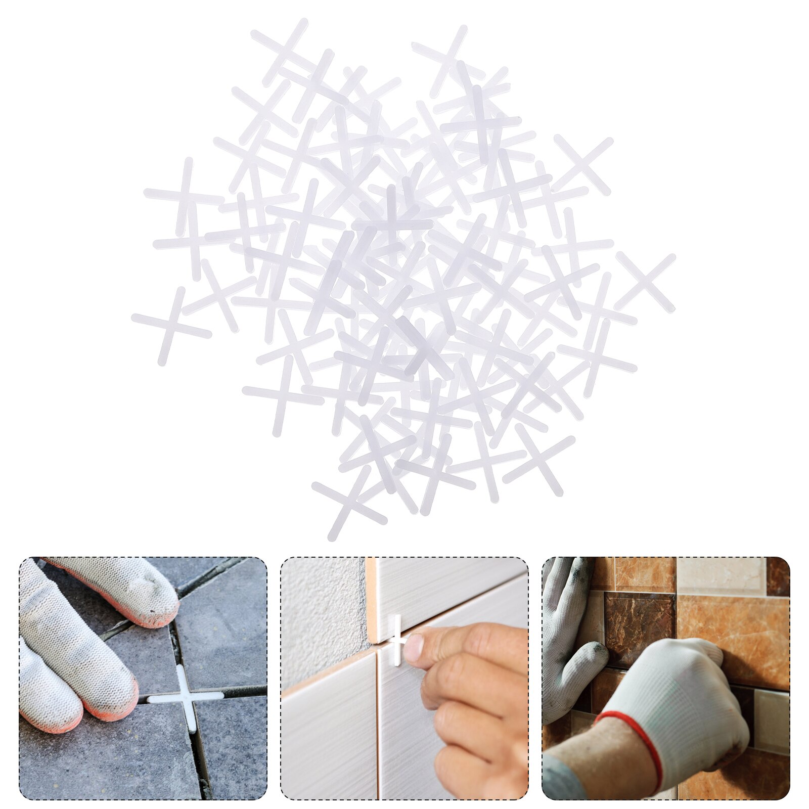 10000 Pcs Tile Cross Spacers Floor Ceramic Tile Spacers Tile Positioning Spacers