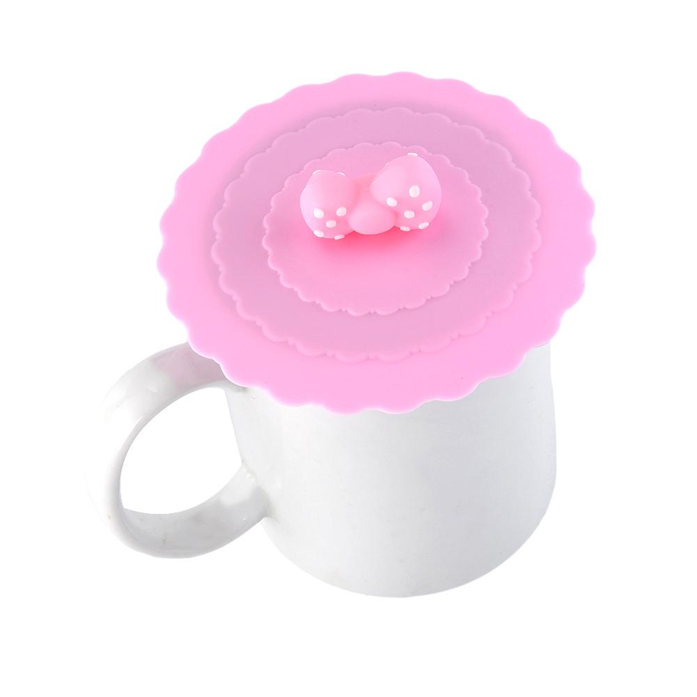 1pc søte frukter pryder vann drikkebeger lokk silikon anti-støv bolle deksel kopp forseglinger glass krus lokk tekopp deksler diameter 10cm: H