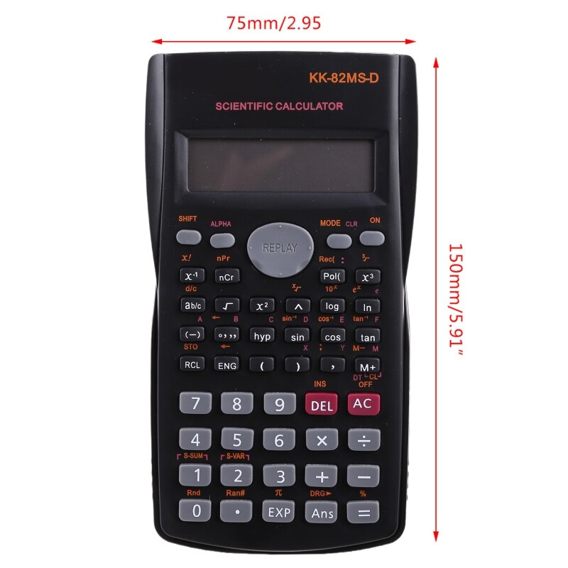 Handheld Student&#39;s Scientific Calculator 2 Line Display Portable Multifunctional Calculator for Mathematics Teaching