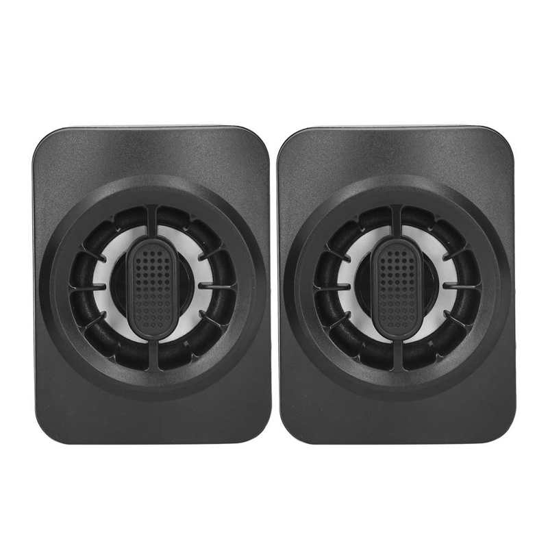 A1 Draagbare Mini Rgb Speaker Usb Powered 3.5Mm Wired Subwoofer Voor Pc Laptop Desktop Draad Controle