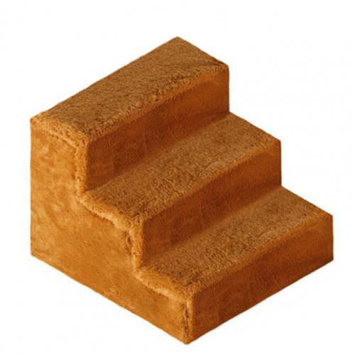 Pet Ladder 3 Step Detachable Plush Non-slip Dog Ramp Stairs Puppy Dog Stairs Pet 3 Steps Stairs for Small Dog Cat Dog House: Default Title