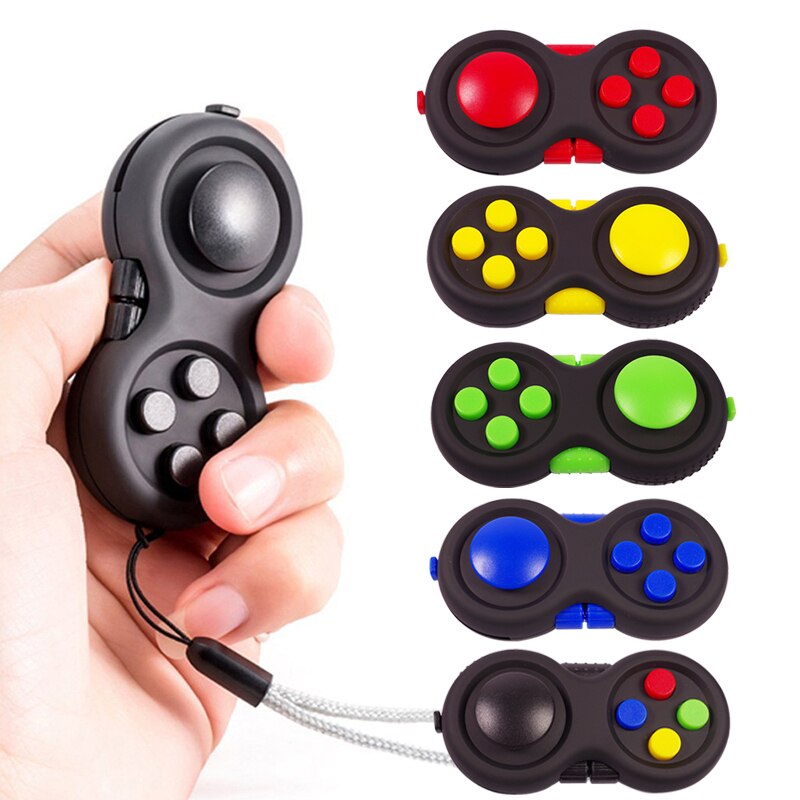 1Pc Game Fidget Pad Stress Reliever Squeeze Fun Magic Bureau Speelgoed Handvat Speelgoed Stress Decompressie Sleutel Mobiel