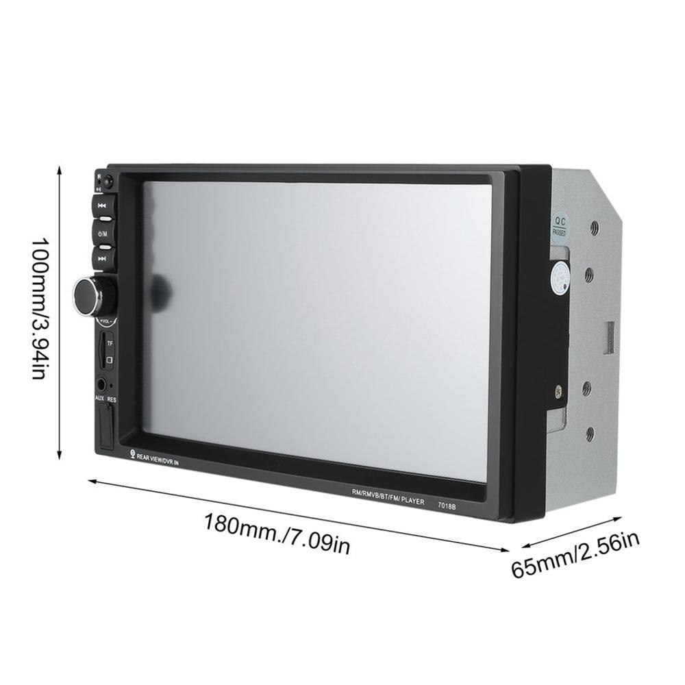 7 Inch Double 7018B 2 DIN Car FM Stereo Radio MP5 Player TouchScreen Multimedia player With Direction Control