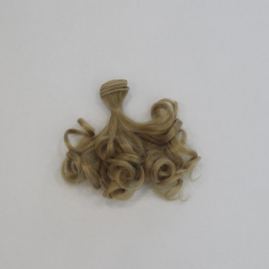 Doll Wig Hair 15cm Diy Tresses For Handmade Baby Toy and Doll Long Doll Hair Curly Thick Wavy Doll Hairs: 10