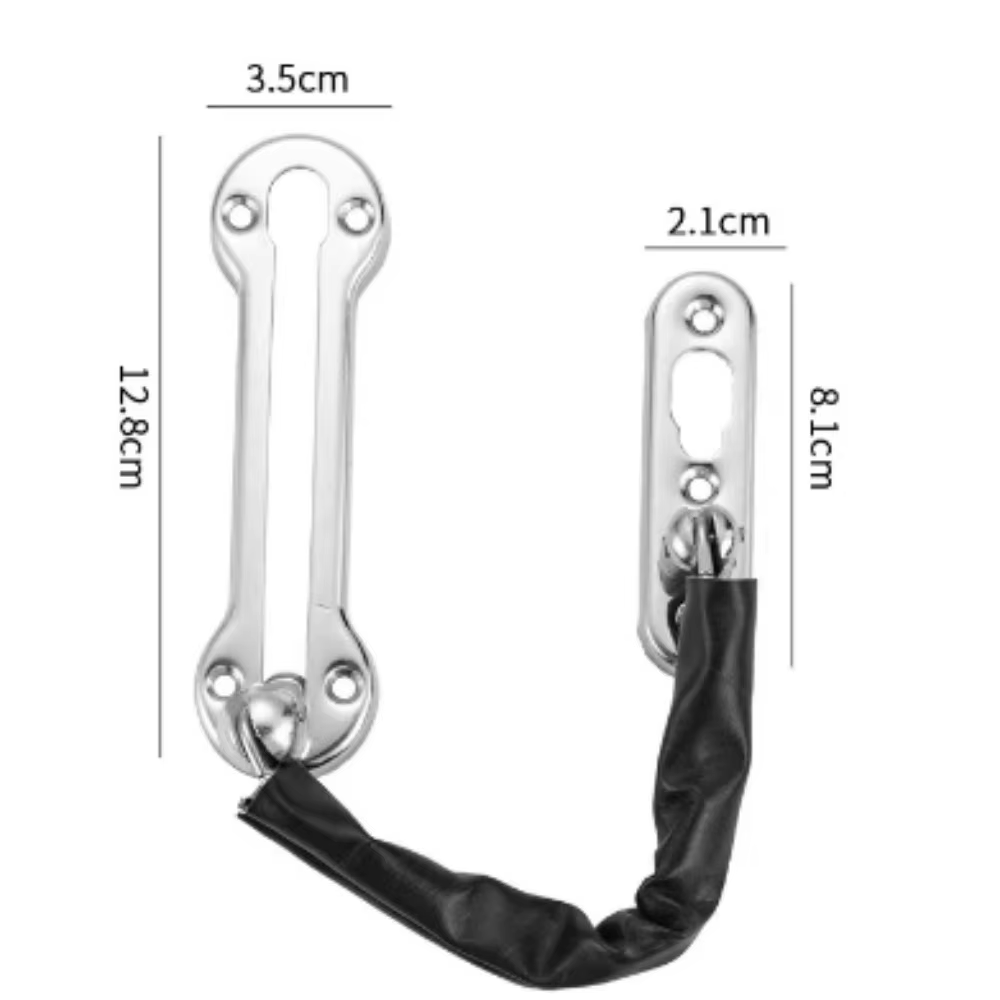 Luminous Door Lock Zinc Alloy 90 ° Rocker Arm Hook Lock Sliding Door Latch Heavy Duty Barn Gate Bolt for Cabinet Door Window