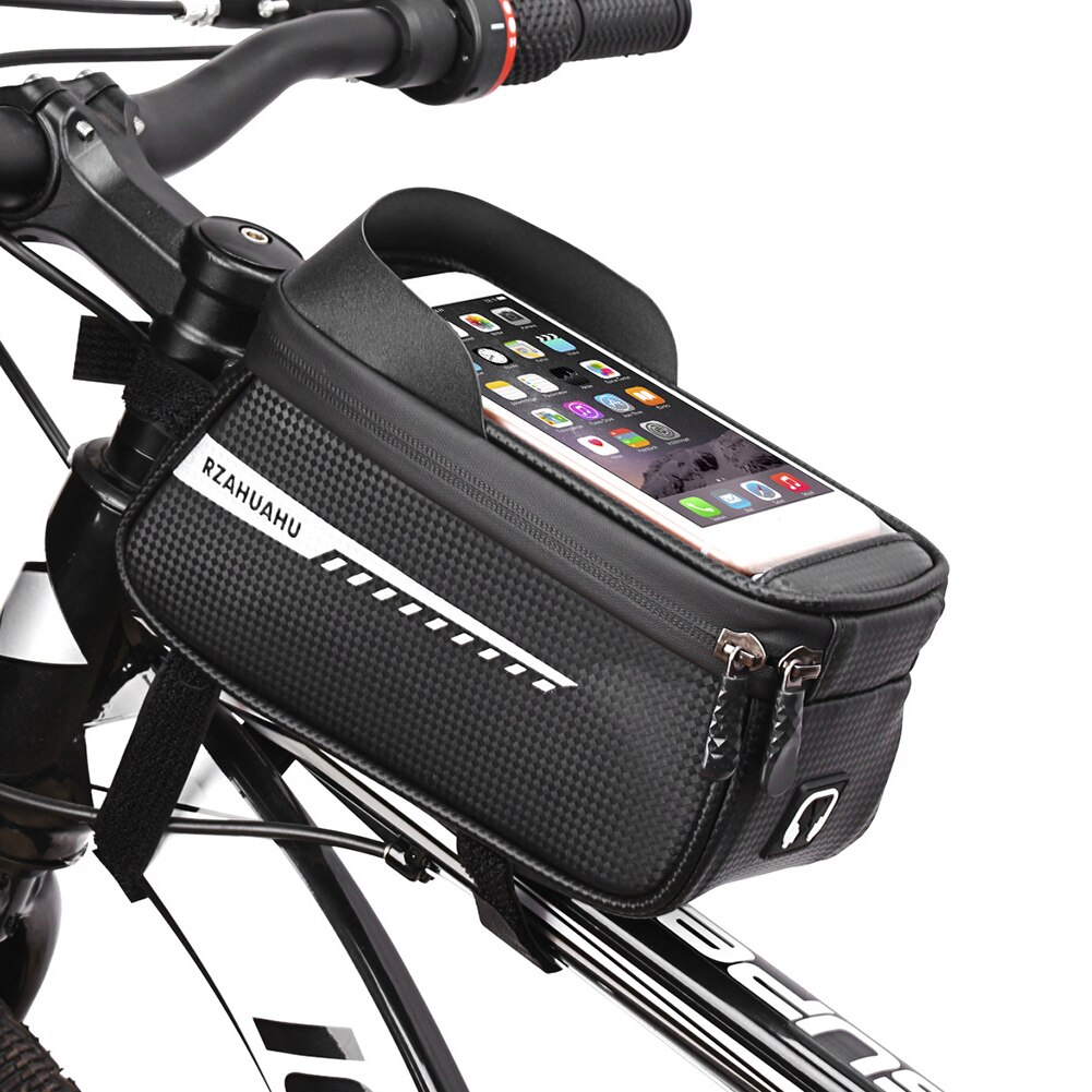 Mountainbike Zak Mtb Top Tube Bag Waterdichte Fiets Voor Touch Screen Telefoon Pouch Voor Outdoor Fietsen Accessoires