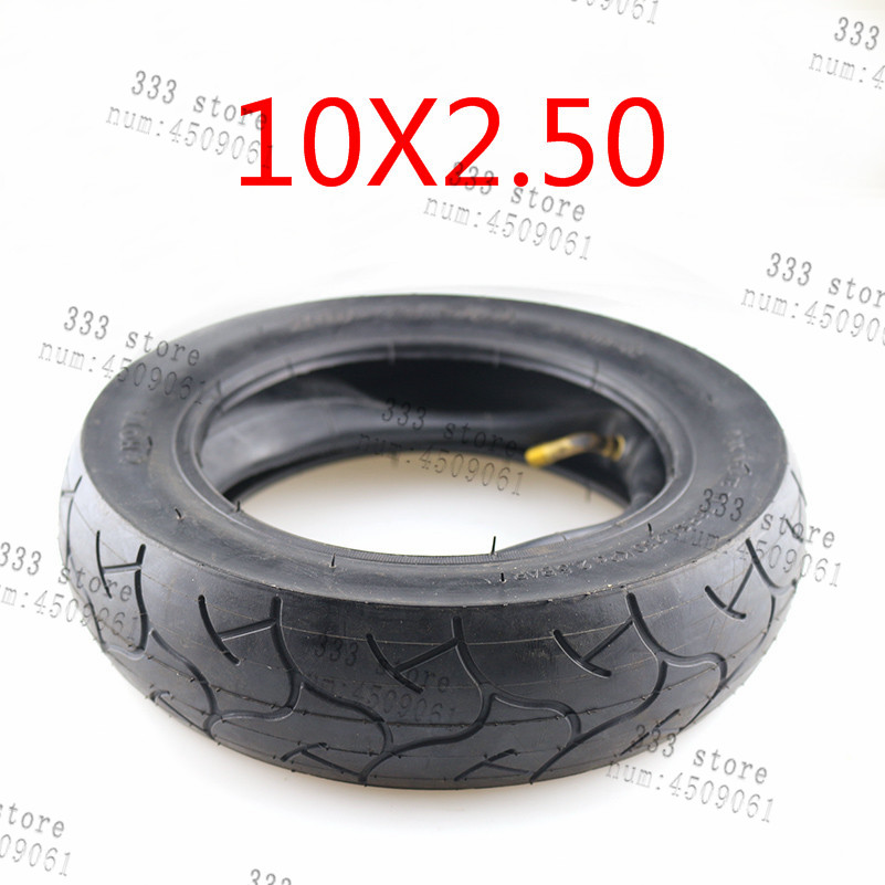 Tires 10 x 2.50 inch Black 10*2.50 for Electric Scooter Balance Drive Bicycle Tyre 10 inch Pneumatic
