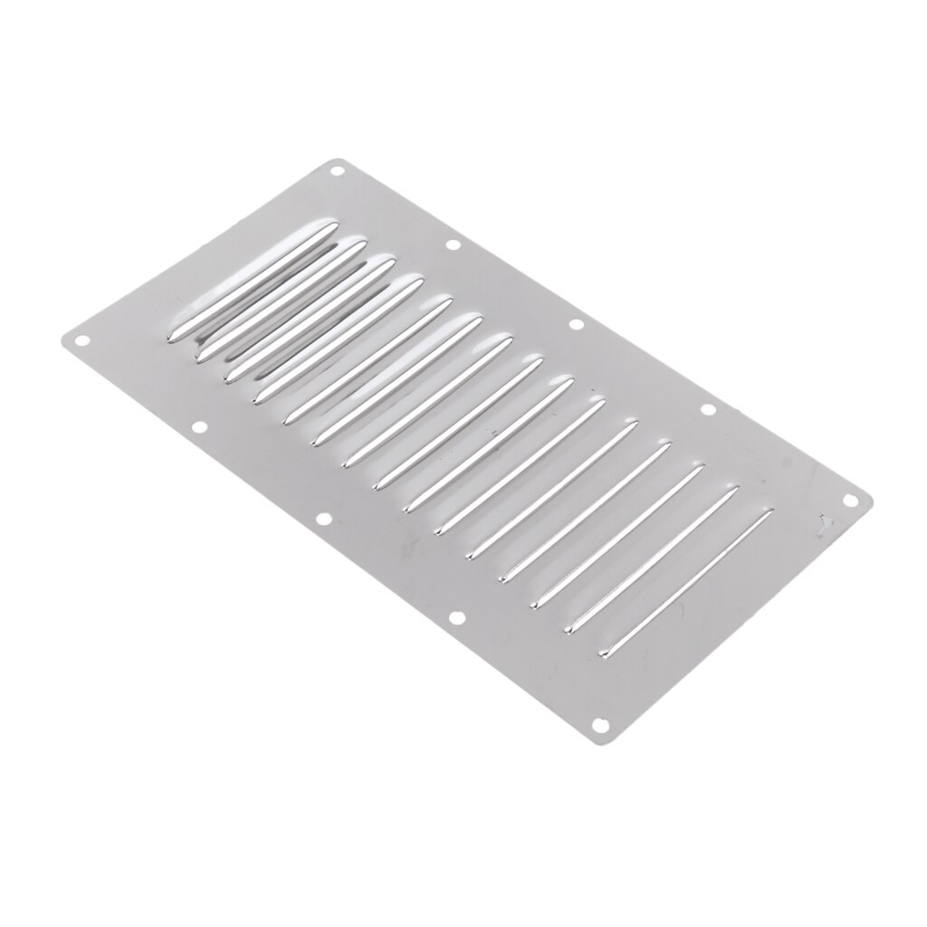 Air Vent Vertical Boat Louvered Vent Marine Stainless Steel 228mmx127mm