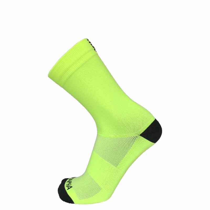 3 Style Professional Brand Cycling Socks Men Women Breathable Road bike Socks Professional competition Compression Socks Running: RA green